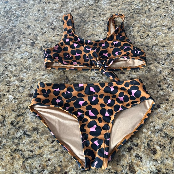 Old Navy Other - Girls, Old Navy, cheetah print bikini